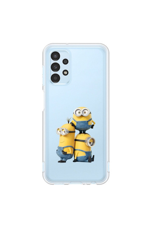 Samsung Galaxy A13 Uyumlu Şeffaf Kılıf Cartoon 10 Tasarımlı
