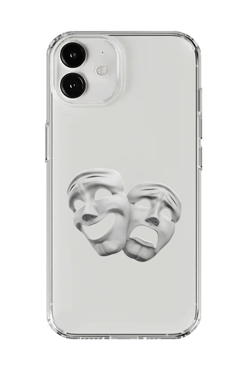 İphone 12 Uyumlu Şeffaf Kılıf Estetik Yüz 7 Tasarımlı