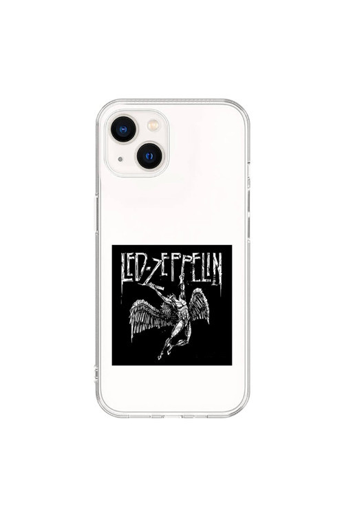 İphone 15 Plus Uyumlu Şeffaf Kılıf Led Zeppelin Tasarımlı