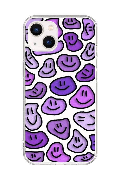 İphone 15 Plus Uyumlu Şeffaf Kılıf Şeffaf Wallpaper 6 Tasarımlı