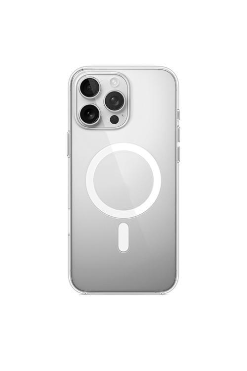 İphone 15 Pro Max Uyumlu Şeffaf Magsafe Kılıf