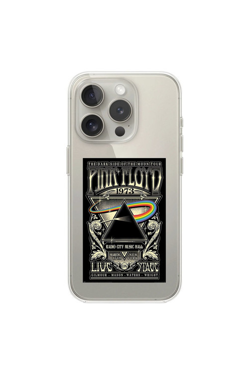 İphone 11 Pro Max Uyumlu Şeffaf Kılıf Pink Floyd Tasarımlı