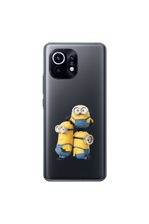 Xiaomi Mi 11 Uyumlu Şeffaf Kılıf Cartoon 10 Tasarımlı