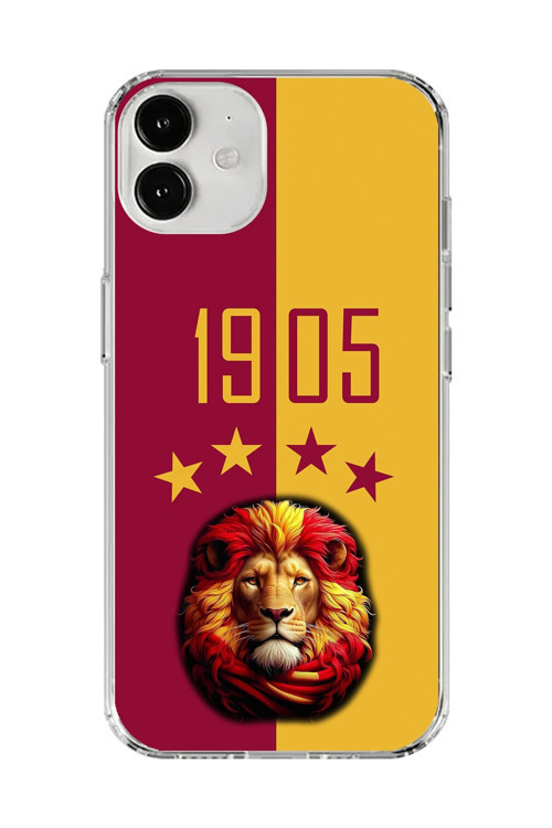 İphone 12 Uyumlu Şeffaf Kılıf Şeffaf 1905 Aslan Tasarımlı