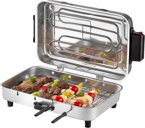 Standart Boy Elektrikli Izgara Mangal Barbekü 31 x 21 cm - 850 W Tnrz1700