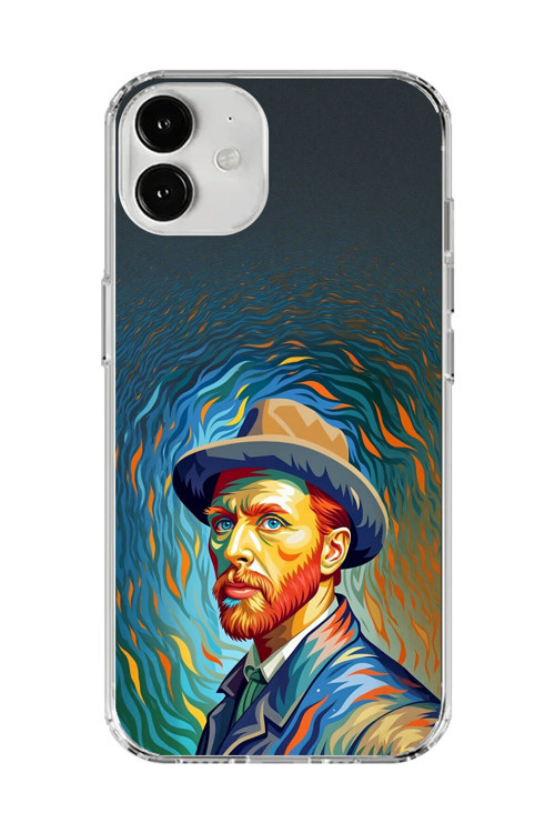 İphone 12 Mini Uyumlu Şeffaf Kılıf Vincent Van Gogh Tasarımlı