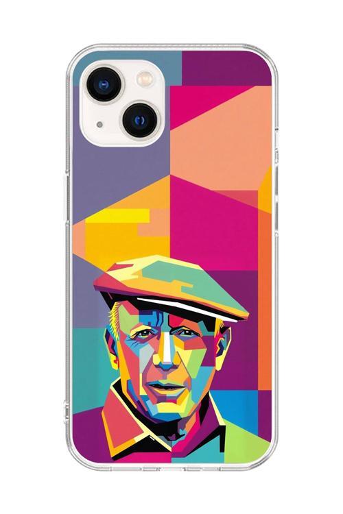 İphone 15 Uyumlu Şeffaf Kılıf Pablo Picasso Tasarımlı