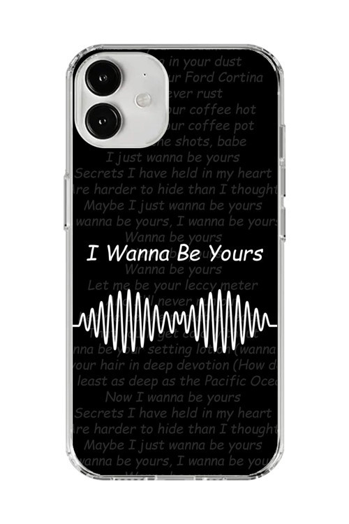 İphone 12 Mini Uyumlu Şeffaf Kılıf I Wanna Be Yours Couple (Çift) Tasarımlı