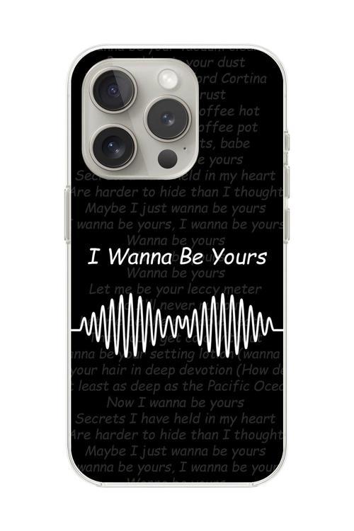İphone 15 Pro Uyumlu Şeffaf Kılıf I Wanna Be Yours Couple (Çift) Tasarımlı