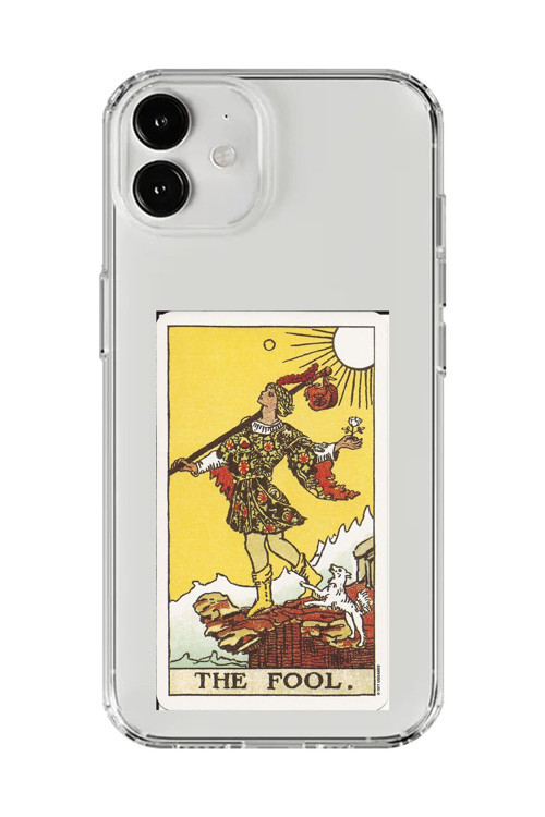 İphone 12 Mini Uyumlu Şeffaf Kılıf The Fool Tasarımlı