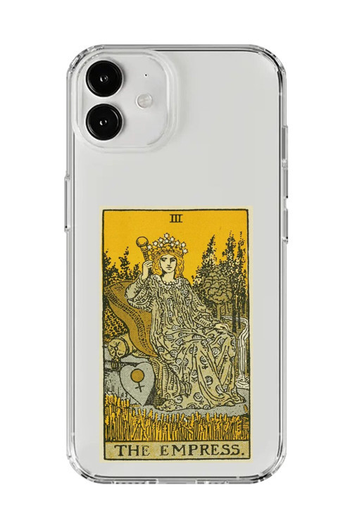 İphone 12 Mini Uyumlu Şeffaf Kılıf The Empress Tasarımlı