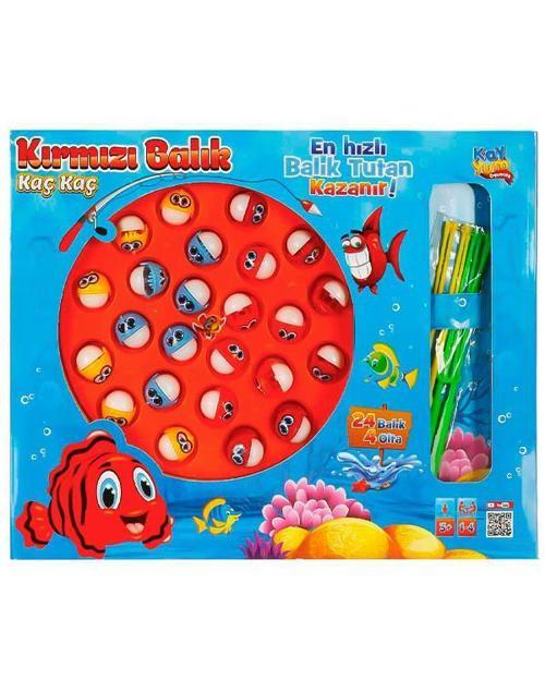 Kırmızı Balık Kaç Kaç Balık Tutma Oyun Seti 4010