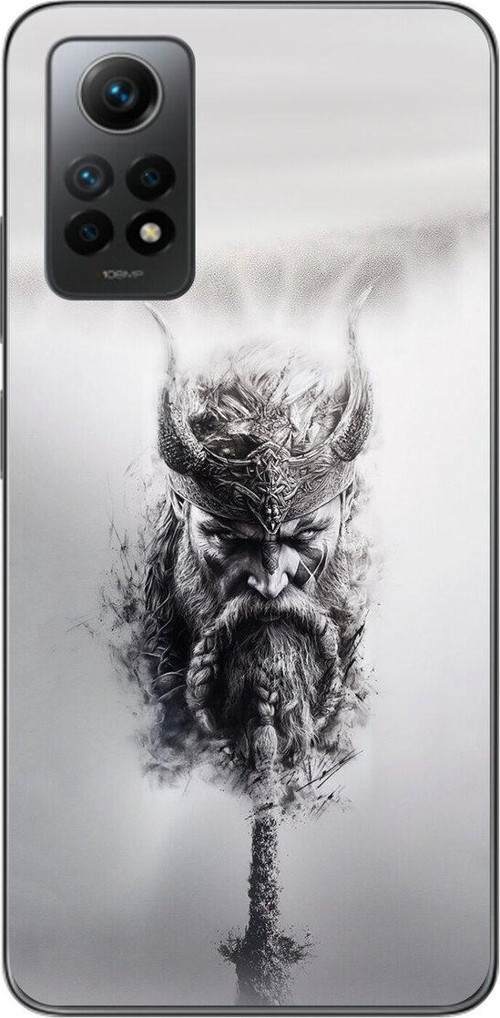Xiaomi Redmi Note 12 Pro Uyumlu Şeffaf Kılıf Nordic 2 Tasarımlı