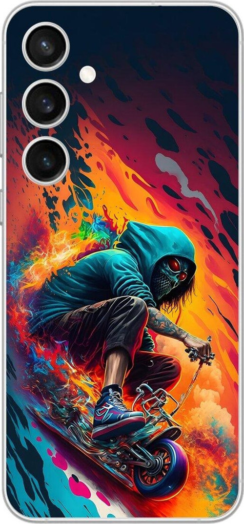 Samsung Galaxy S23 Uyumlu Şeffaf Kılıf Aesthetic 5 Tasarımlı