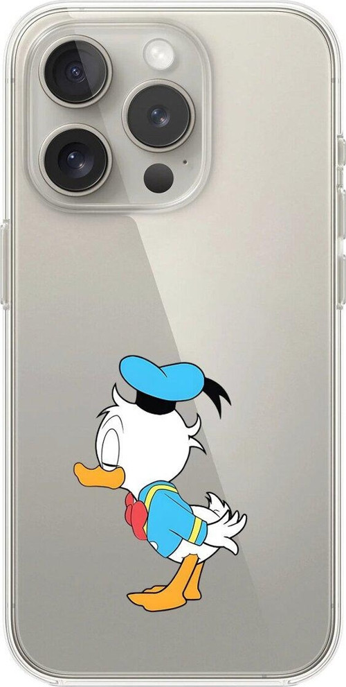 İphone 13 Pro Max Uyumlu Şeffaf Kılıf Couple Ördek 2 Tasarımlı