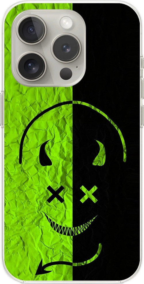 İphone 14 Pro Max Uyumlu Şeffaf Kılıf Devil 1 Tasarımlı