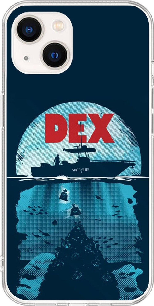 İphone 13 Uyumlu Şeffaf Kılıf Dexter Tasarımlı