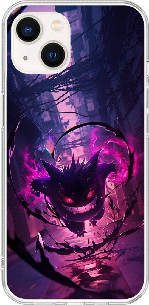 İphone 15 Uyumlu Şeffaf Kılıf Pokemon 2 Tasarımlı