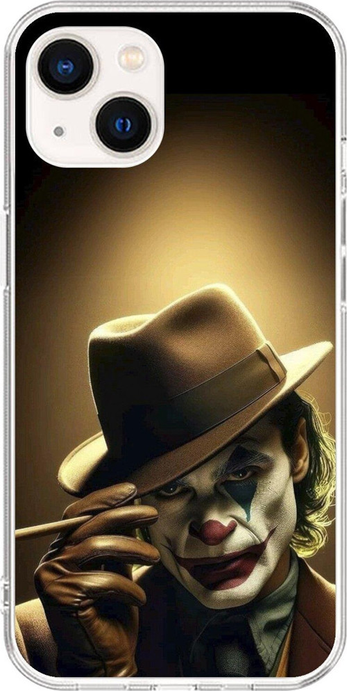 İphone 13 Mini Uyumlu Şeffaf Kılıf Joker Tasarımlı