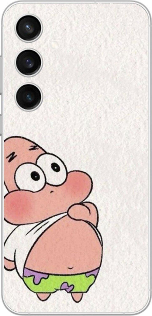 Samsung Galaxy S23 Uyumlu Şeffaf Kılıf Patrick Mini Tasarımlı
