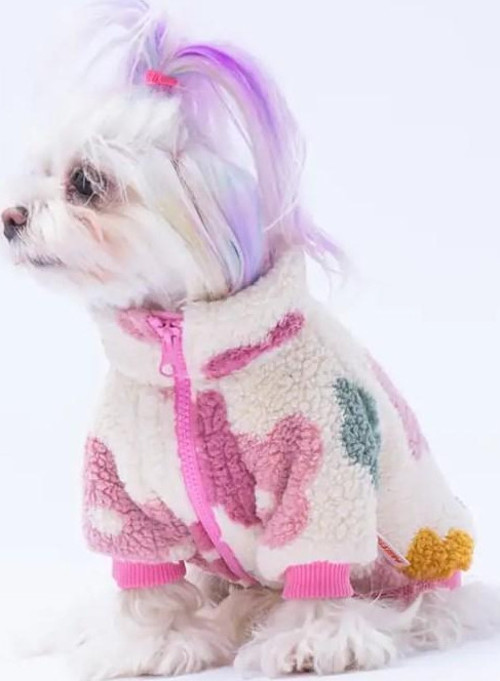 Aspen Petals Küçük Irk Köpek Pofuduk Ceketi