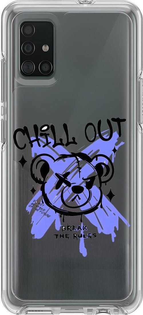 Samsung Galaxy A71 Uyumlu Şeffaf Kılıf Graffiti 8 Tasarımlı