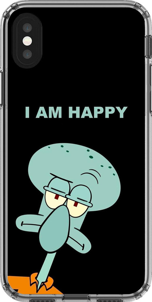 İphone Xs Uyumlu Şeffaf Kılıf Sponge Bob Tasarımlı 3