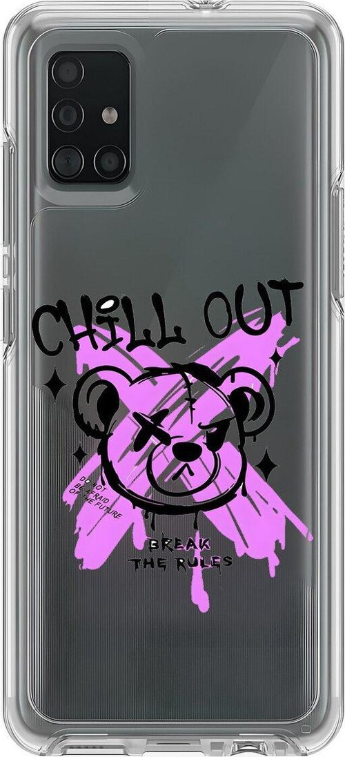 Samsung Galaxy A71 Uyumlu Şeffaf Kılıf Graffiti 7 Tasarımlı
