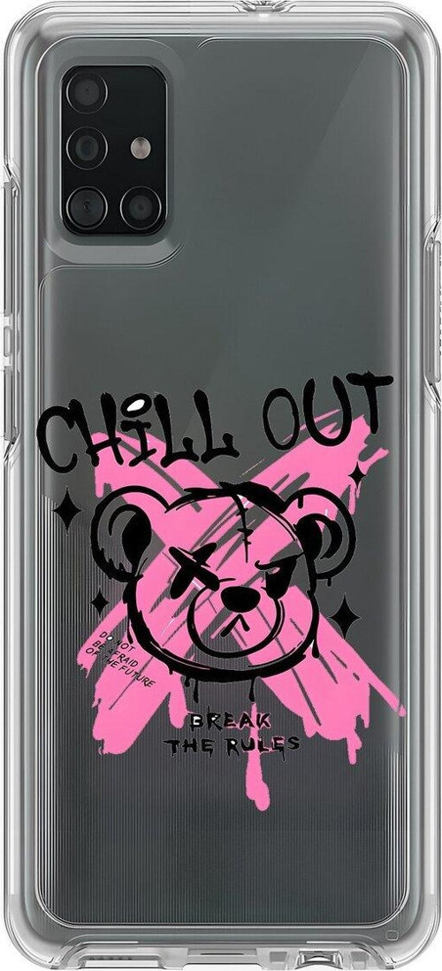 Samsung Galaxy A71 Uyumlu Şeffaf Kılıf Graffiti 6 Tasarımlı