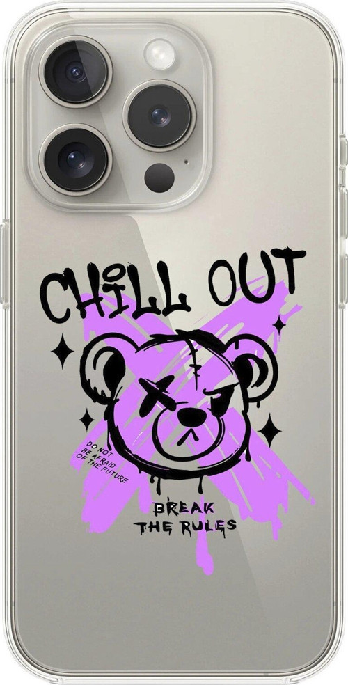 İphone 12 Pro Max Uyumlu Şeffaf Kılıf Graffiti 7 Tasarımlı