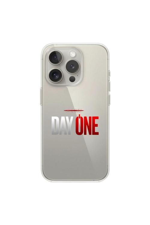 İphone 12 Pro Uyumlu Şeffaf Kılıf One Day/Day One Tasarımlı