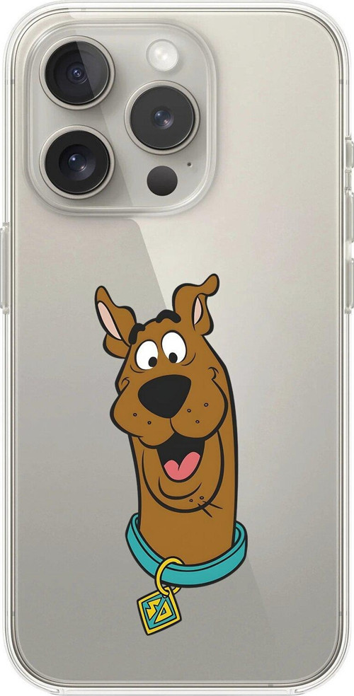 İphone 14 Pro Uyumlu Şeffaf Kılıf Cartoon Scooby Doo 14 Tasarımlı