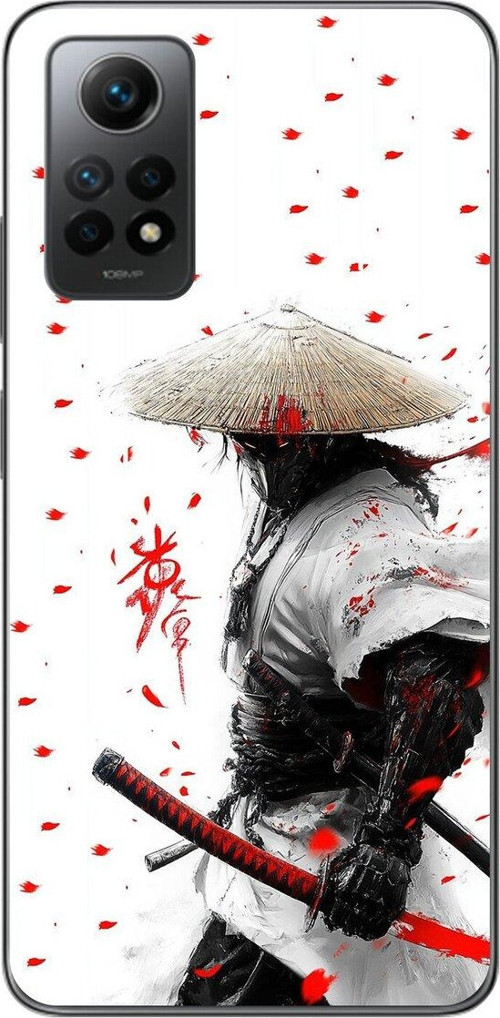 Xiaomi Redmi Note 12 Pro Uyumlu Şeffaf Kılıf Samurai 1 Tasarımlı