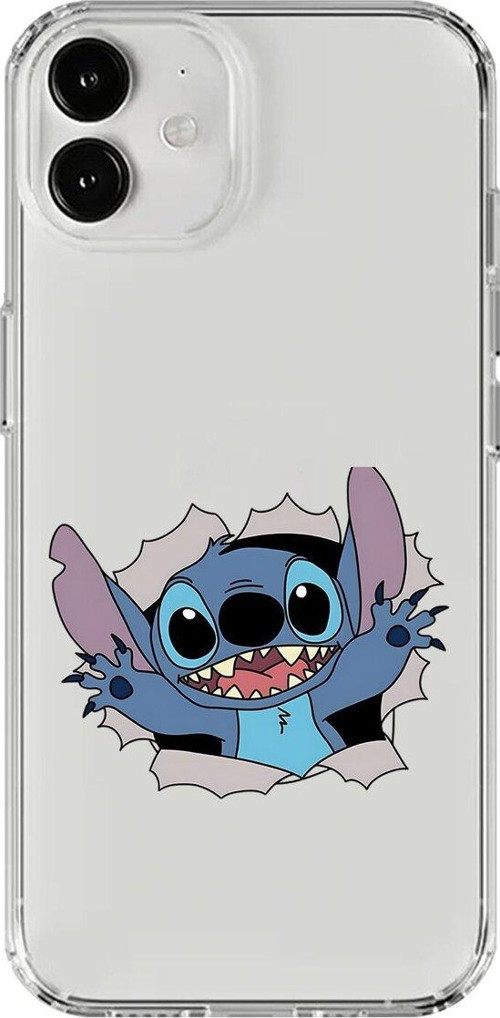 İphone 12 Mini Uyumlu Şeffaf Kılıf Couple Stitch 1 Tasarımlı