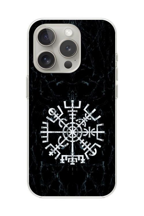 İphone 13 Pro Uyumlu Şeffaf Kılıf Nordic Viking 1 Tasarımlı