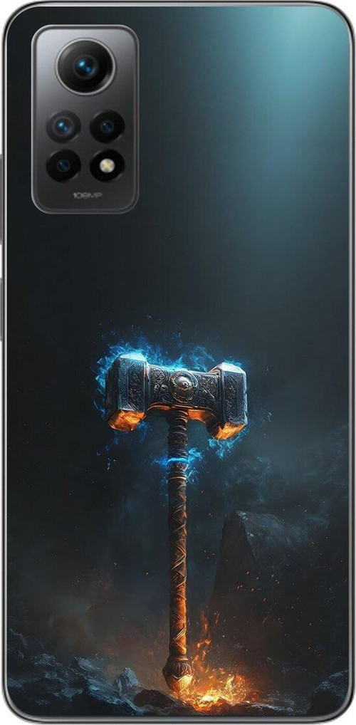 Xiaomi Redmi Note 12 Pro Uyumlu Şeffaf Kılıf Çekiç Tasarımlı