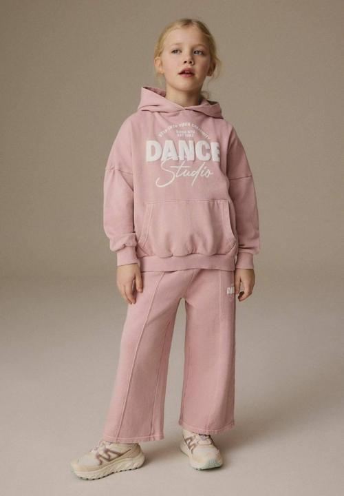 Cg Kids Dance kabartma baskılı kapşonlu 3 iplik kız çocuk alt üst takım süper kalite kumaş