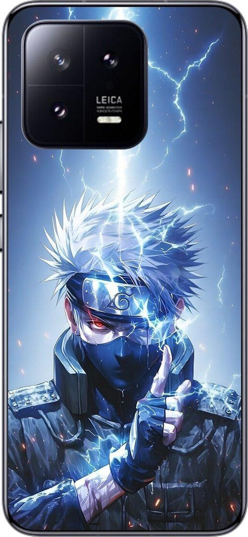 Xiaomi Mi 13 Uyumlu Şeffaf Kılıf Naruto Kakashi Tasarımlı