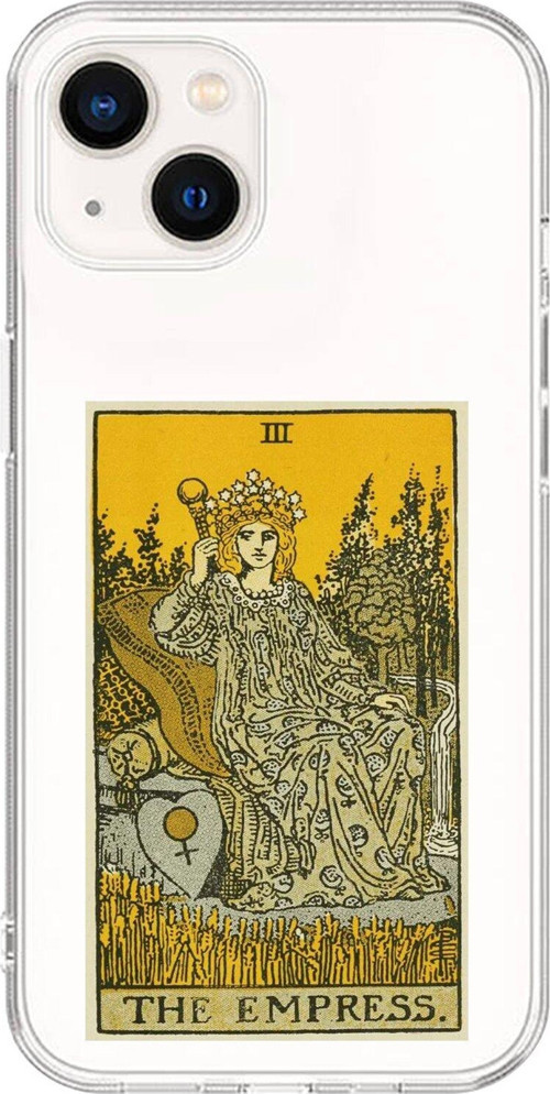 İphone 13 Mini Uyumlu Şeffaf Kılıf The Empress Tasarımlı