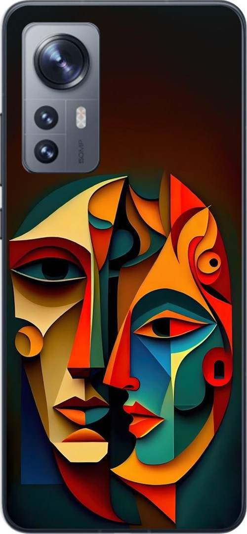Xiaomi Mi 12 Pro Uyumlu Şeffaf Kılıf Tablo 6 Tasarımlı