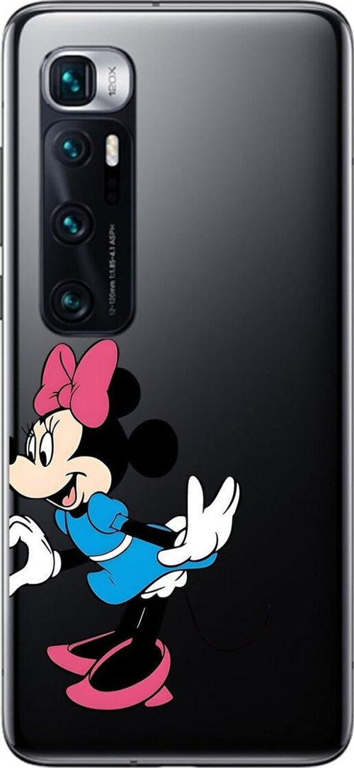 Xiaomi Mi 10 Pro Uyumlu Şeffaf Kılıf Couple Minnie 2 Tasarımlı