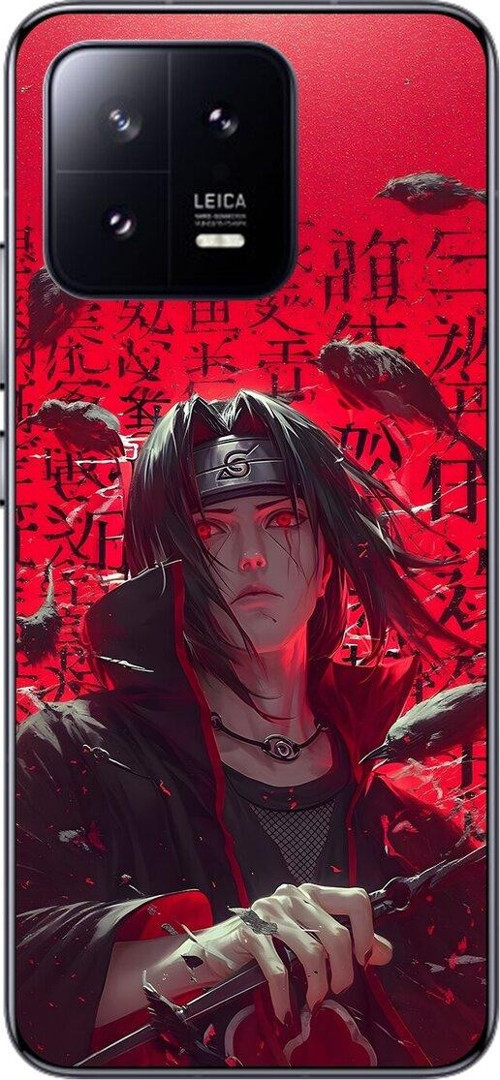 Xiaomi Mi 13 Uyumlu Şeffaf Kılıf Naruto Itachi Tasarımlı