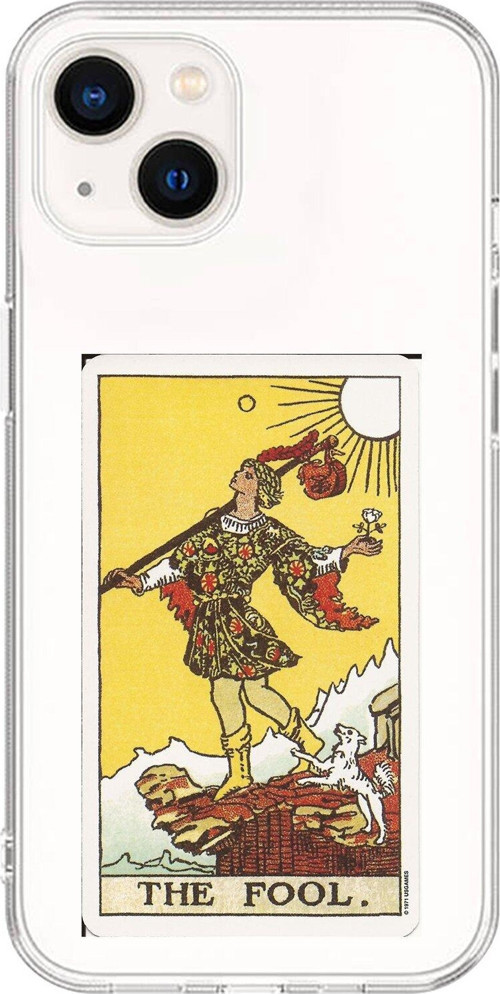 İphone 13 Mini Uyumlu Şeffaf Kılıf The Fool Tasarımlı