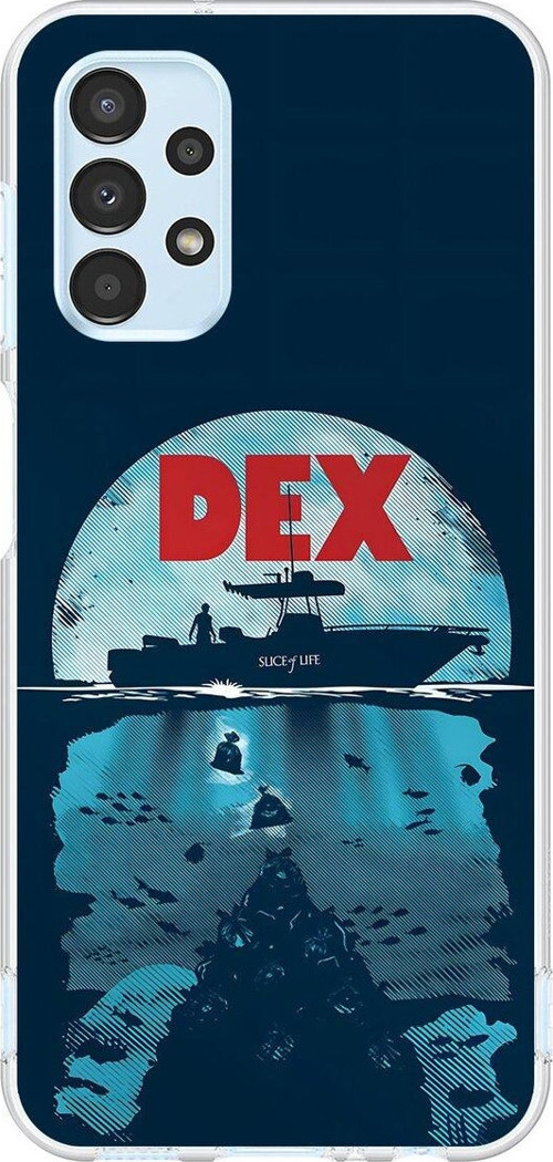Samsung Galaxy A13 Uyumlu Şeffaf Kılıf Dexter Tasarımlı