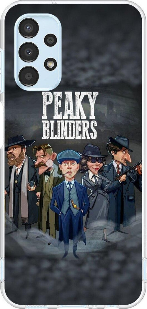 Samsung Galaxy A13 Uyumlu Şeffaf Kılıf Peaky Blinders Tasarımlı
