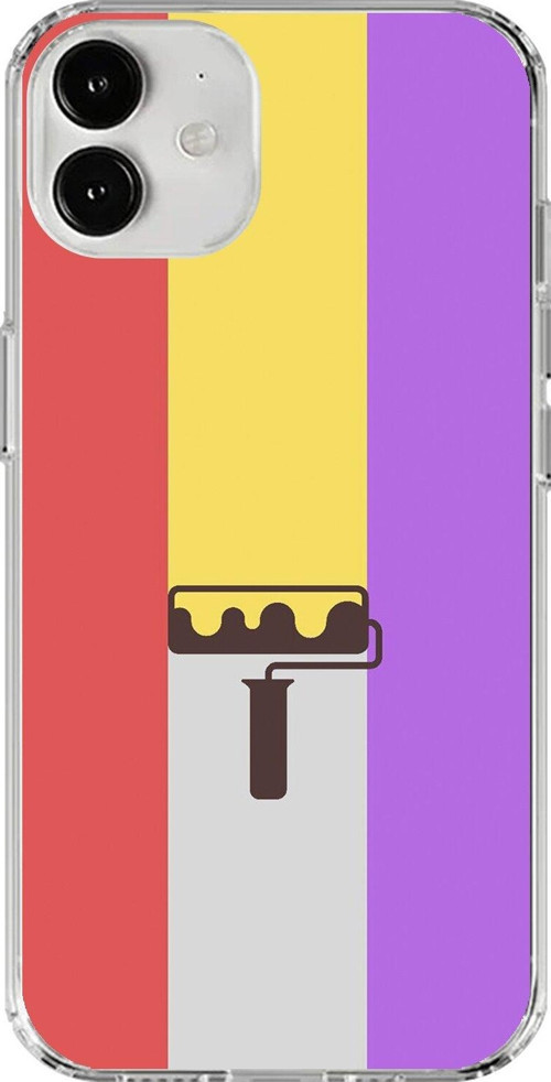 İphone 12 Mini Uyumlu Şeffaf Kılıf Renk 2 Tasarımlı