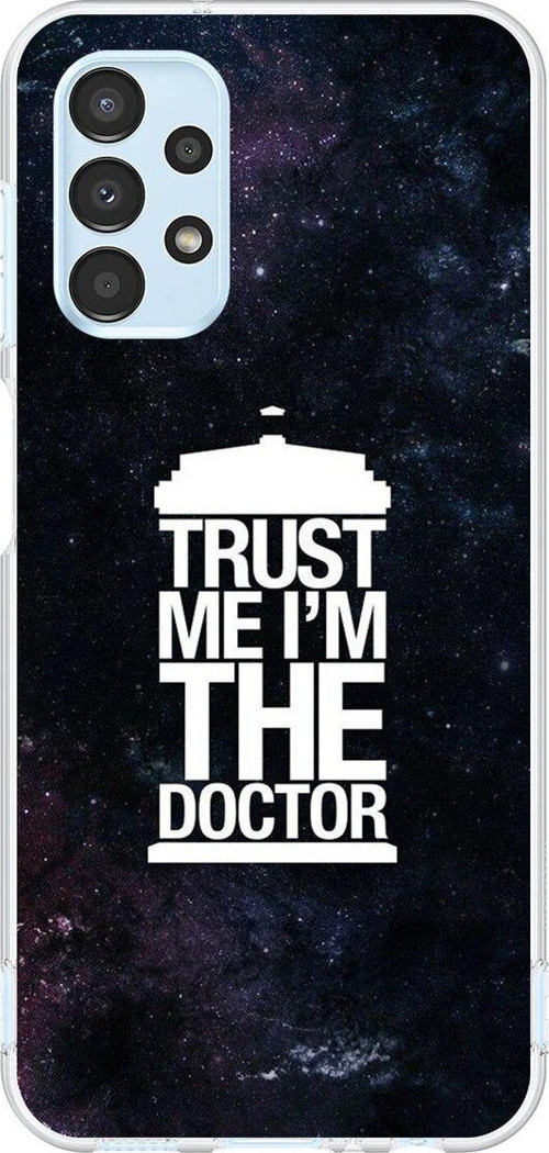 Samsung Galaxy A13 Uyumlu Şeffaf Kılıf Doctor Who Tasarımlı