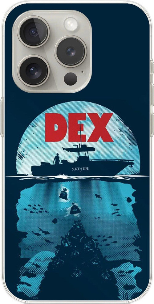 İphone 14 Pro Uyumlu Şeffaf Kılıf Dexter Tasarımlı