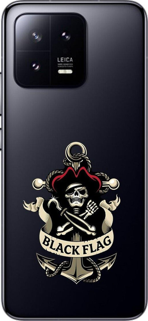 Xiaomi Mi 13 Uyumlu Şeffaf Kılıf Pirate 4 Tasarımlı