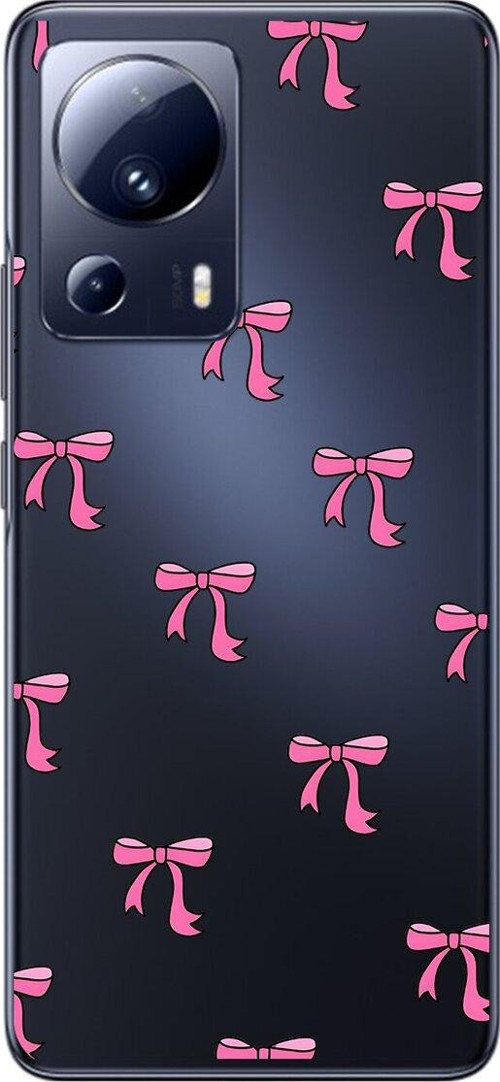 Xiaomi Mi 13 Lite Uyumlu Şeffaf Kılıf Kurdele 3 Tasarımlı